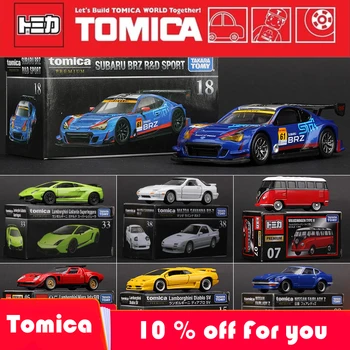 Takara Tomy Tomica Premium modelo de coche Mini juguetes de aleación fundida vehículos deportivos de Metal varios estilos regalos para niños