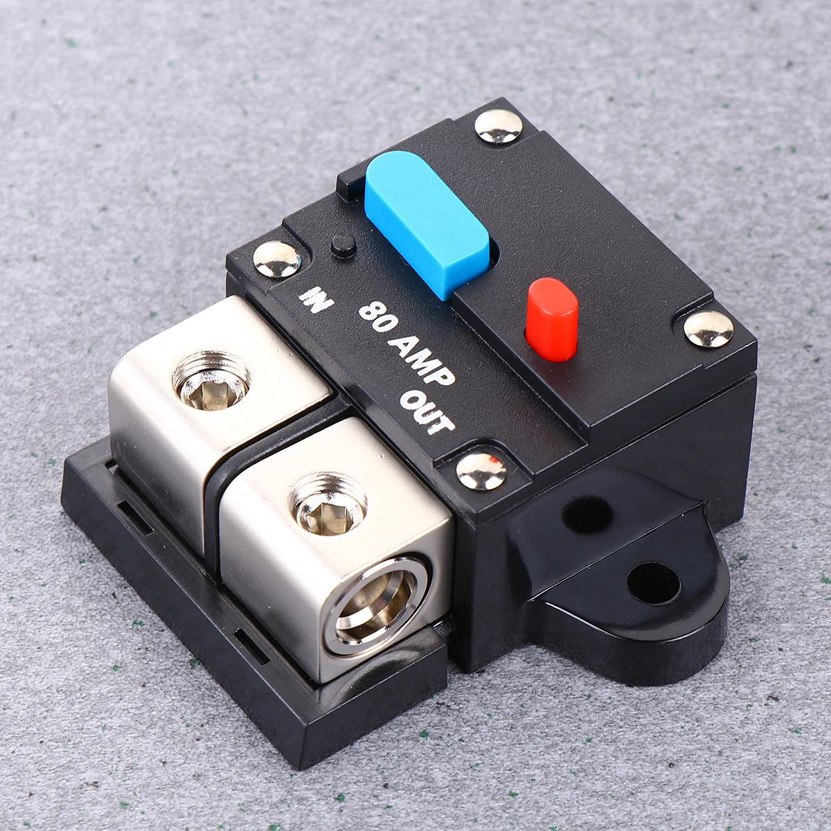 

80A Car Circuit Breaker Manual Reset Self-recovery Auto Resettable High Amp Thermal Trip Switch Relay Overload Protection Easy