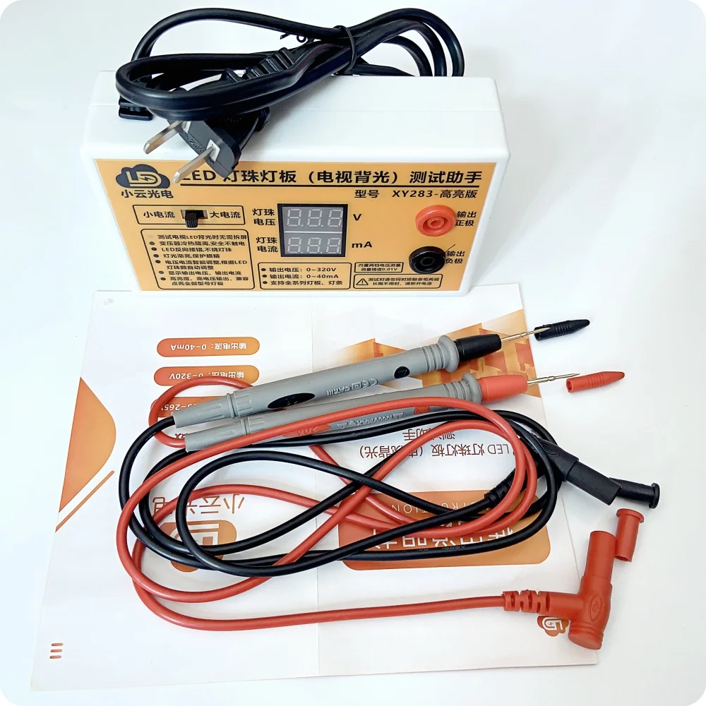 

Совершенно новый XY284-GHB выходное напряжение 0-320 В выходной ток 0-35 мА тестер светодиодной подсветки телевизора вилка стандарта США