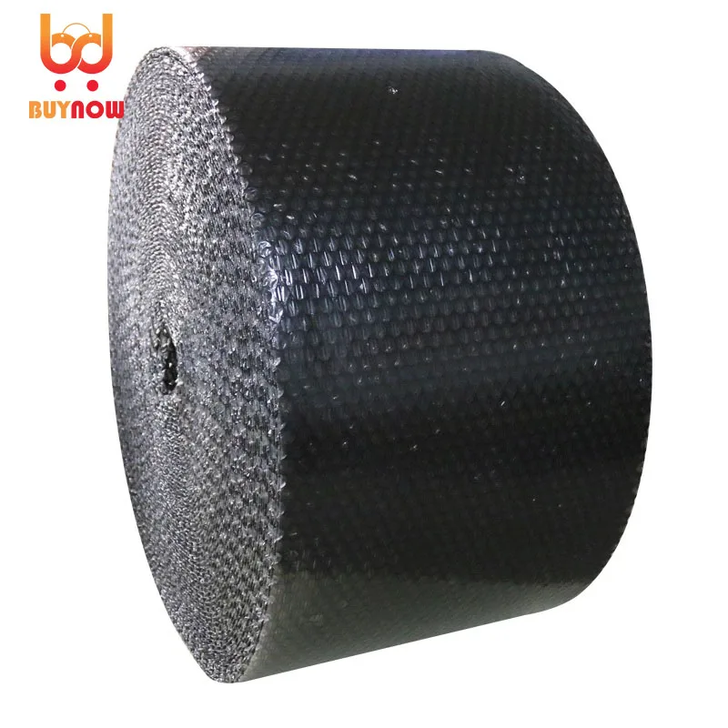 20/30/40/50cm Width Packaging products Pure black opaque shockproof bubble film Food packaging film for express moving