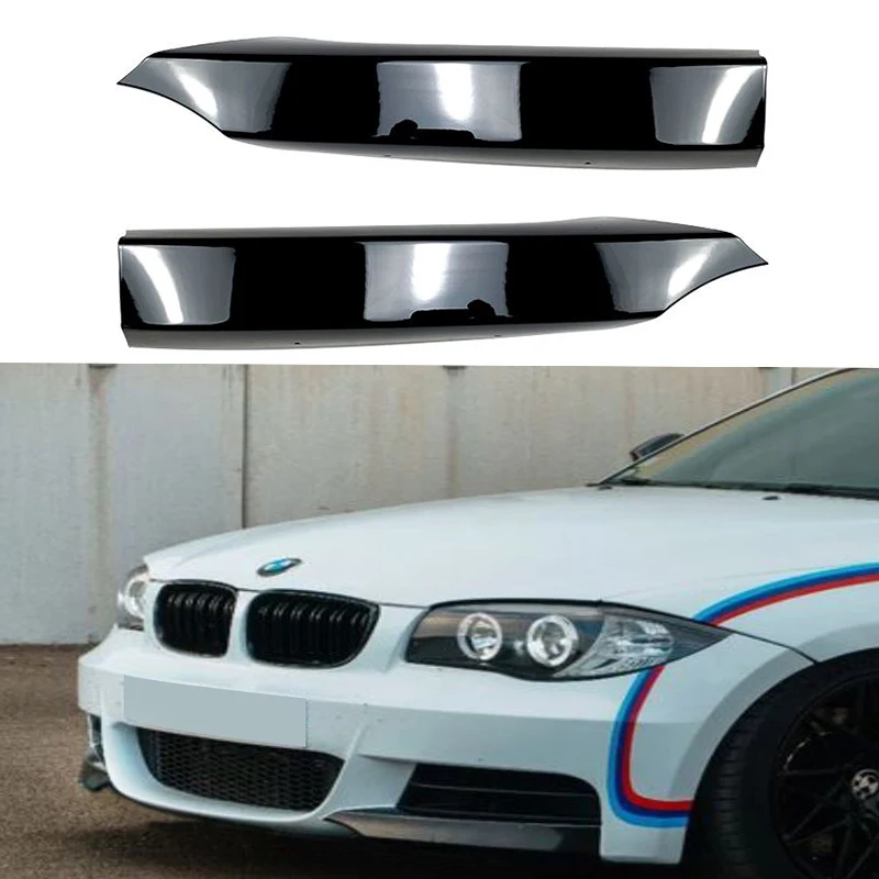 Applicable to BMW 1 Series E82 E88 2008-2013 M-Tech Front Lip Front Cornerite Exterior Decoration Car Stickers Modification