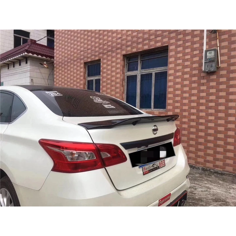 

for Nissan Sylphy sentra spoiler 2012-2018 year carbon fiber FRP rear wing R style Sport Accessories