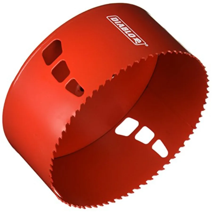 

Bi-Metal Hole Saw with Variable Tooth Design for Faster Cuts - Fits with Snap-Lock Plus Mandrel System - 6" Diameter 2-3/8" Len