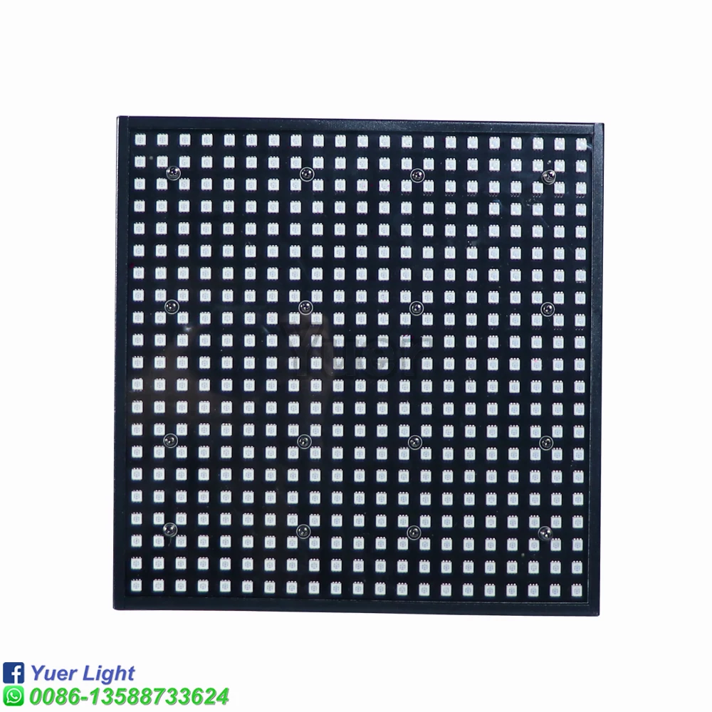 1/4/8Pcs/lot YUER 441 LED Strobe Light 147 Segment RGB Full Color Pixel Lights Flat Lights Segment Festival Party Christmas ﻿