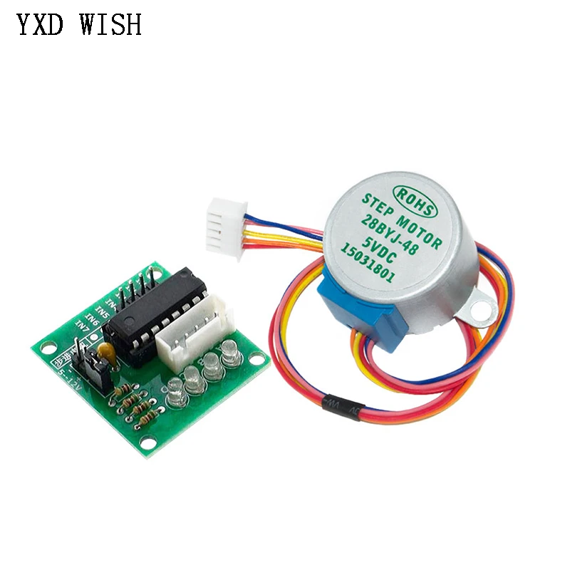 10pcs 28BYJ-48 5V/12V 4 Phase Stepper Motor ULN2003 Gear Motor Driver Board Stepper Motors Module For Arduino 28BYJ Driver Board