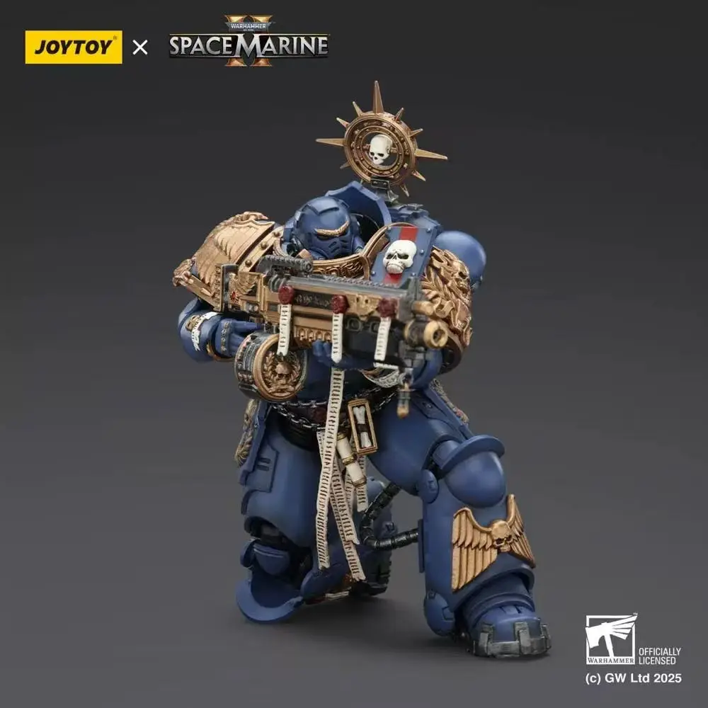 In Stock JOYTOY Warhammer 40k 1/18 Action Figures Ultramarines Heavy Relic Primus Armor with Heavy Relic Bolt Rifle Model Toys