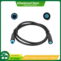Ebike 4Pins Waterproof Extension Cables for Bafang Display, Female/Male Optional Type