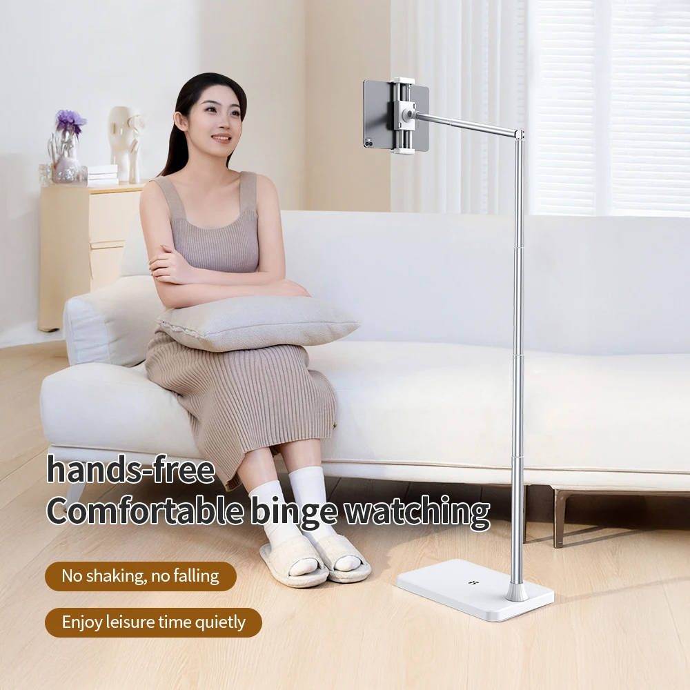 ขายึดโทรศัพท์สำหรับไลฟ์สด 180 °   ขาตั้งกล้องแบบพับได้พร้อมน้ำหนัก ขาตั้งแบบคานยื่น อุปกรณ์เสริมสำหรับขาตั้งเซลฟี่