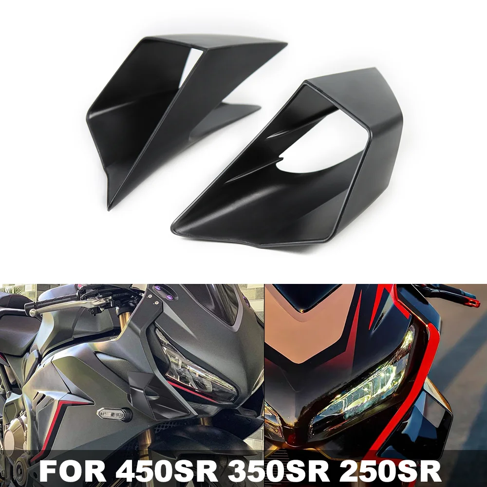 

Украшение мотоцикла, аэродинамическое боковое фиксированное крылышко, дефлектор ветра, прижимное крыло, боковой обтекатель, спойлер для 450 SR 350 SR 250SR