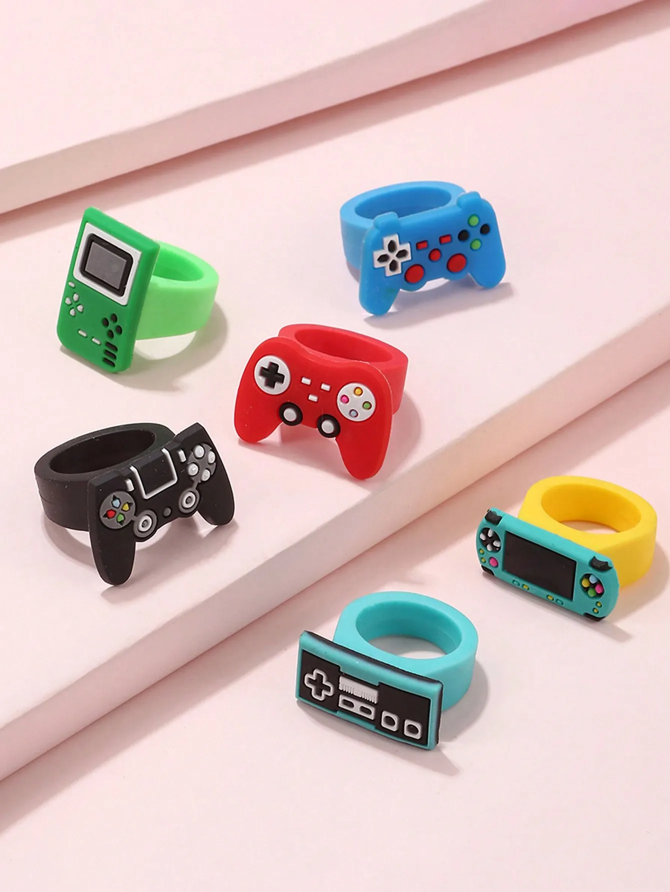 

6 шт., креативный мультяшный игровой круг, мягкое резиновое кольцо из ПВХ, подходит для праздничных встреч, подарков на вечеринку