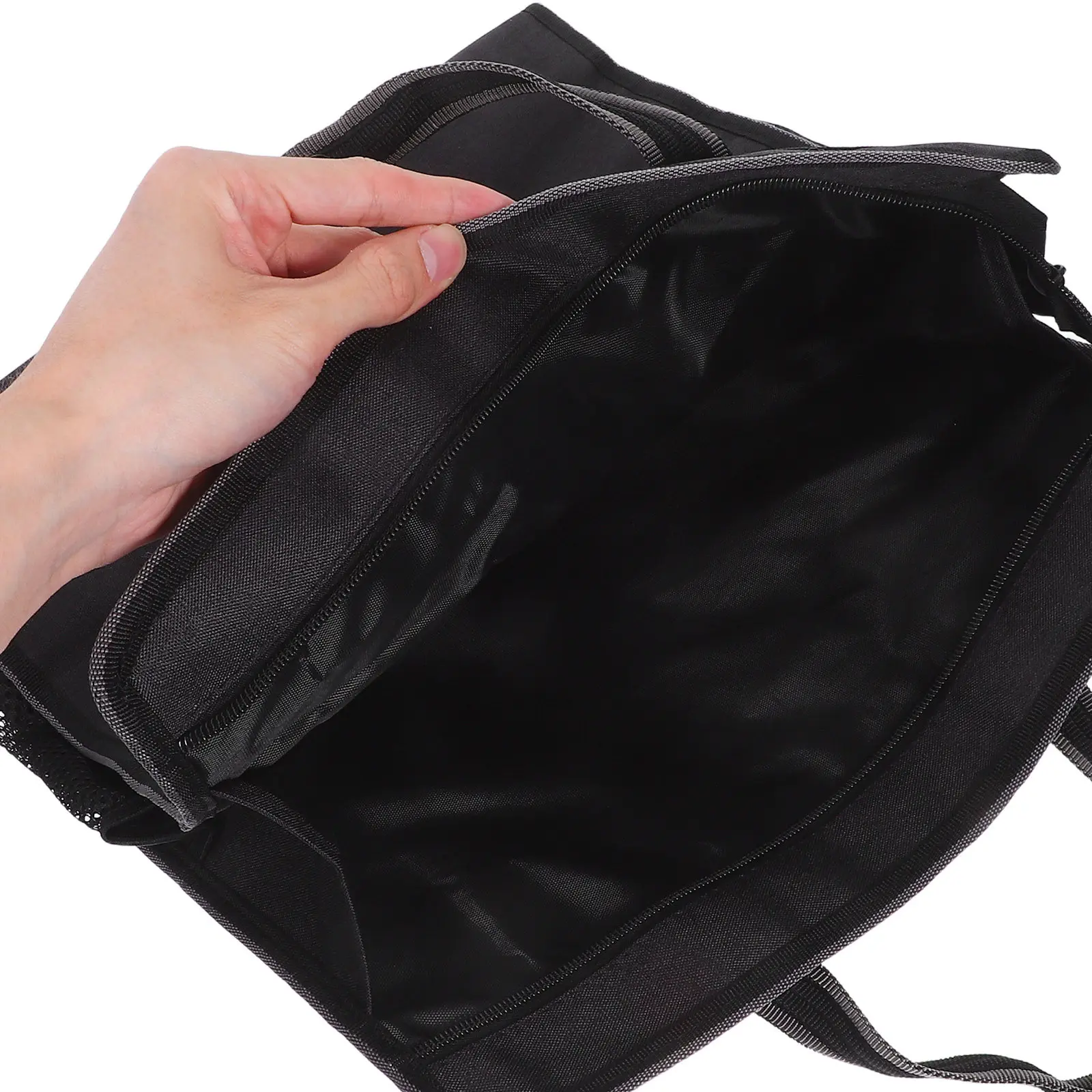 Portable Business Document Bag Oxford Briefcase File Tote Bag Office Organizer Travel Lockable Zipper Lawyer Briefcases for Men