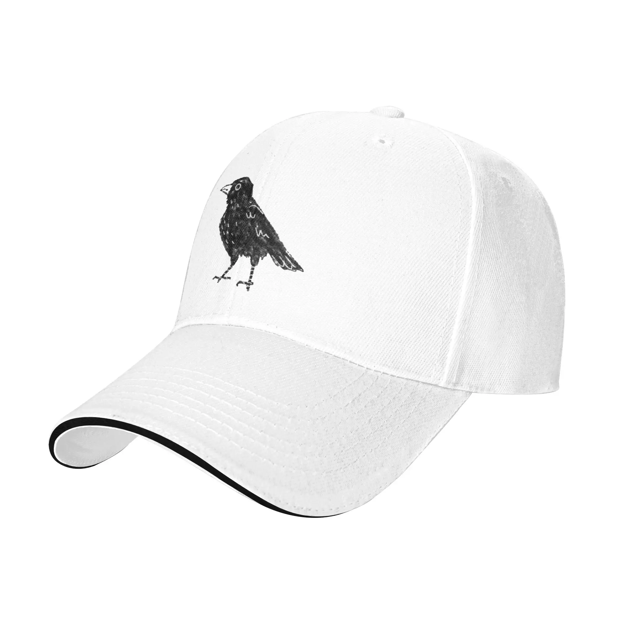Minimalistic Crow Doodle 2 Gift For Children Men Women A Baseball Cap Hat