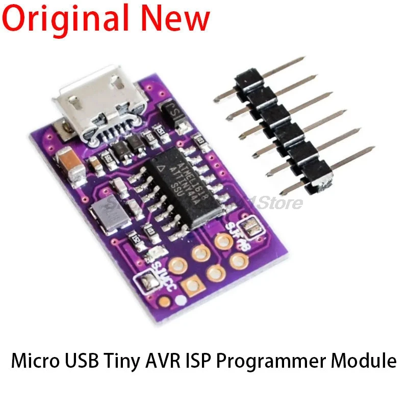 Micro USB Tiny AVR ISP ATtiny44 ATTiny45 ATTiny85 USBTinyISP Programmer Module IDE Bootloader ISP Microcontroller 5V