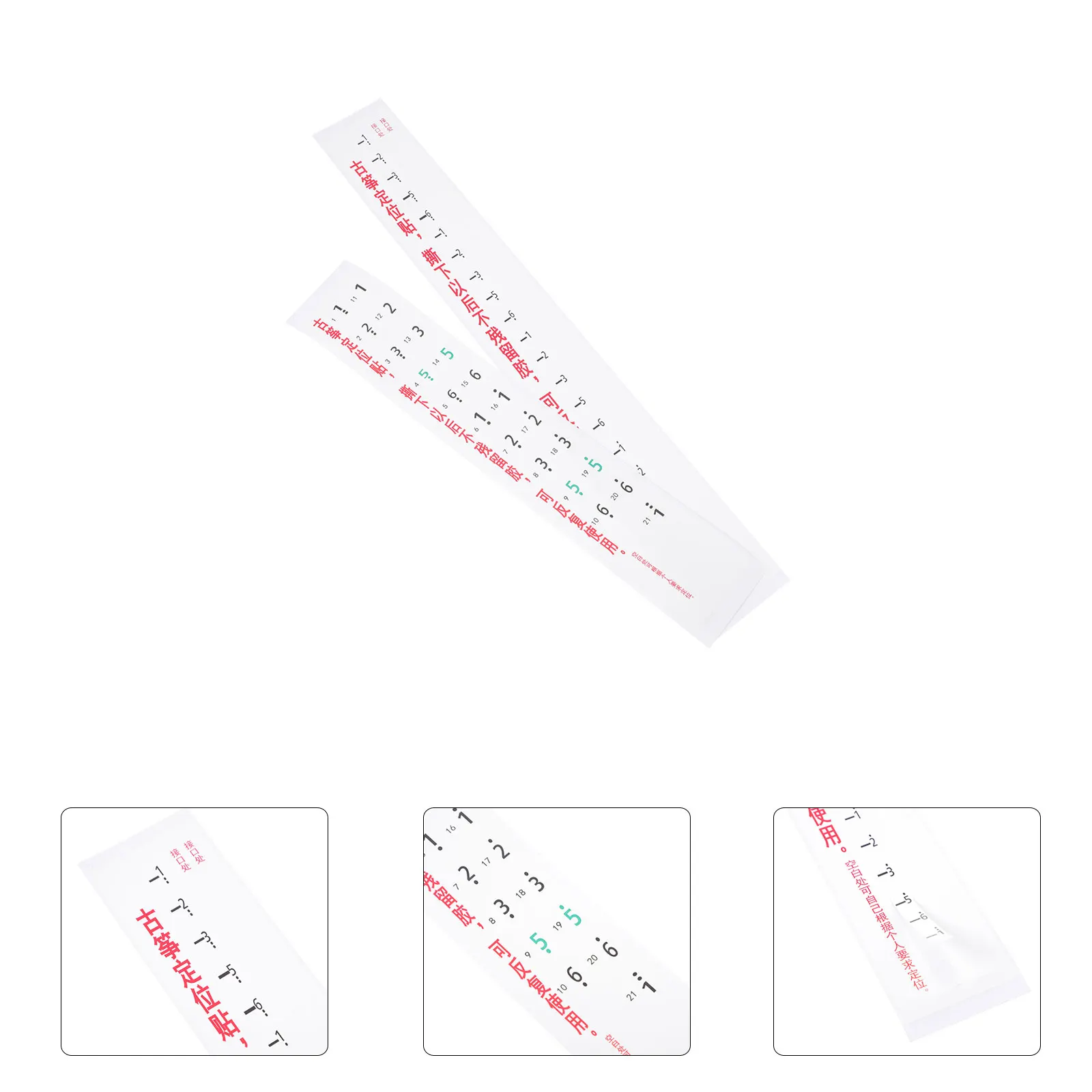 

2 Pcs Guzheng Scale Post Practice Sticker Finger Board Fingerboard Accessory Stickers
