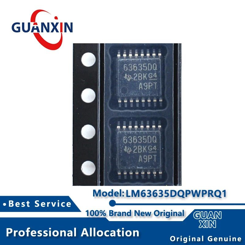 

100% New electronics LM63635DQPWPRQ1 HTSSOP-16 Marking 63635DQ LM63635