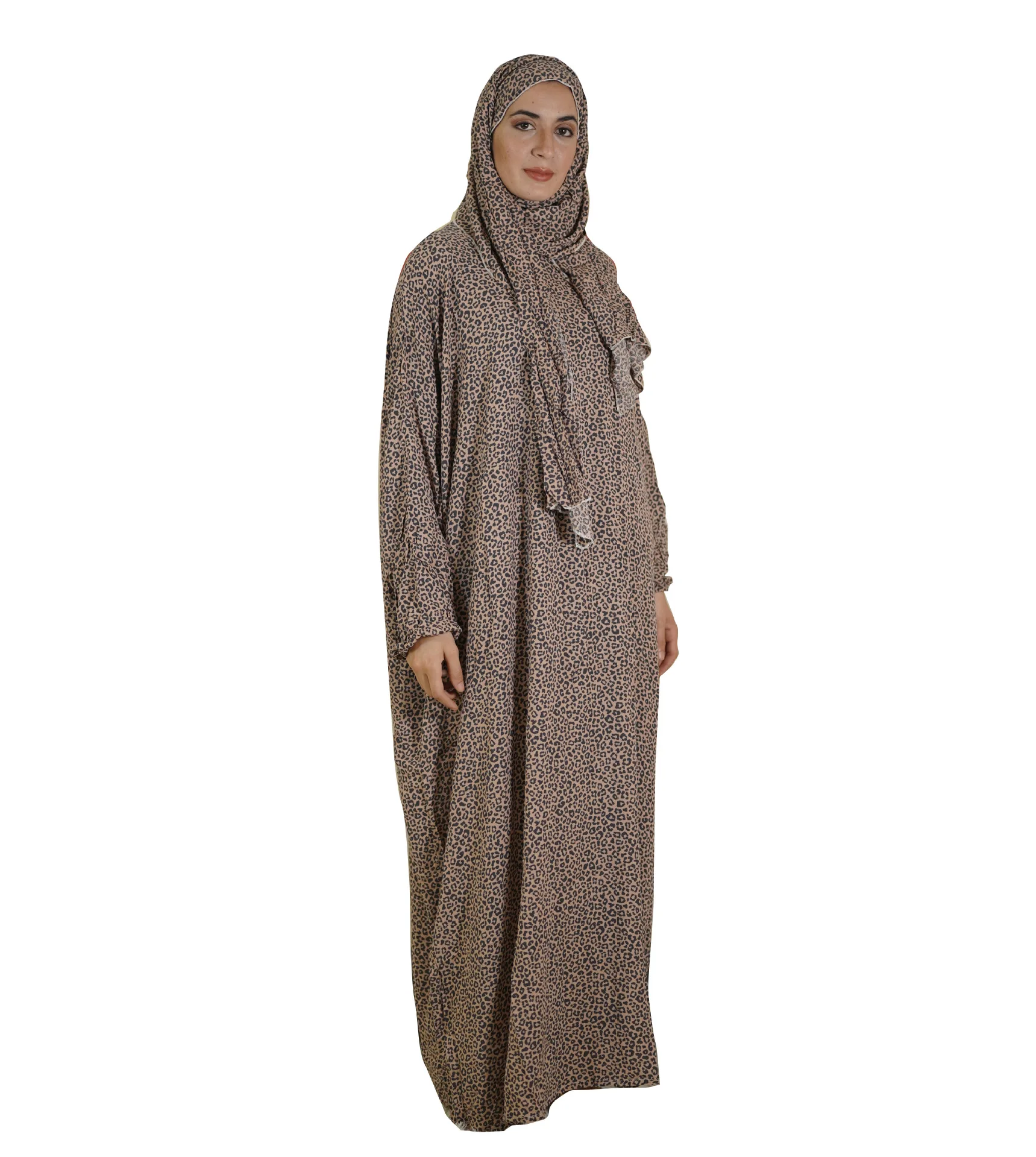 

Muslim Fashion Abaya Islamic Prayer Dress Islamic Clothing Muslim Dresses for Women Loose African Dress with Hijab