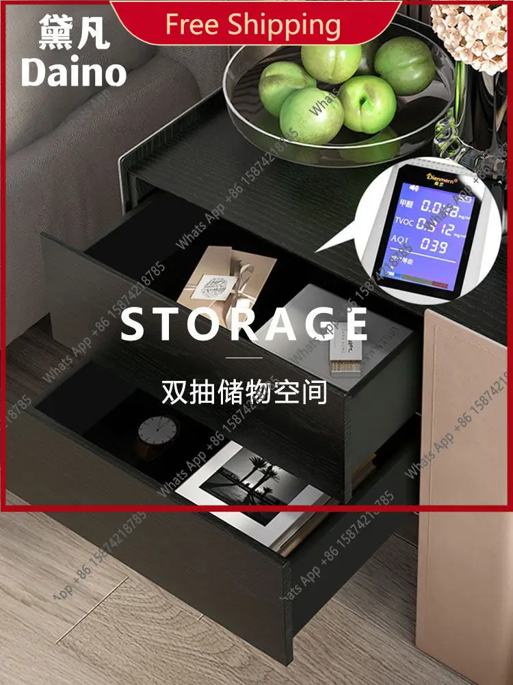 

Умная прикроватная тумбочка Xx: роскошная, высококачественная, для спальни, с беспроводной зарядкой, новинка 2026 года