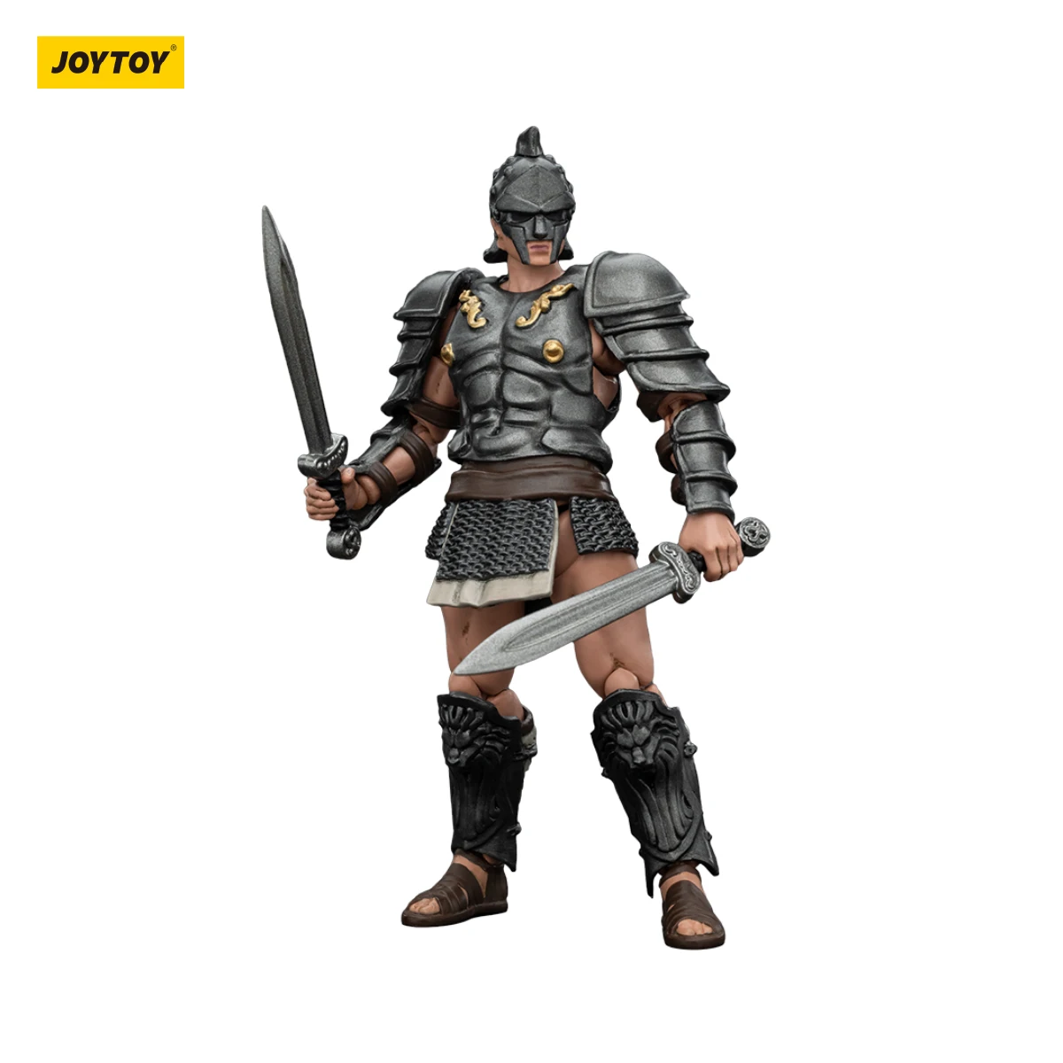 JOYTOY 1/18 แอ็คชั่นฟิกเกอร์อะนิเมะ 10.8 ซม.โรมันกลาดิเอเตอร์ฮาสตา ธรีเอ็กซ์ ดิมาชอรัส เรติอาเรียส เซคิวเตอร์กลาดิเอเตอร์