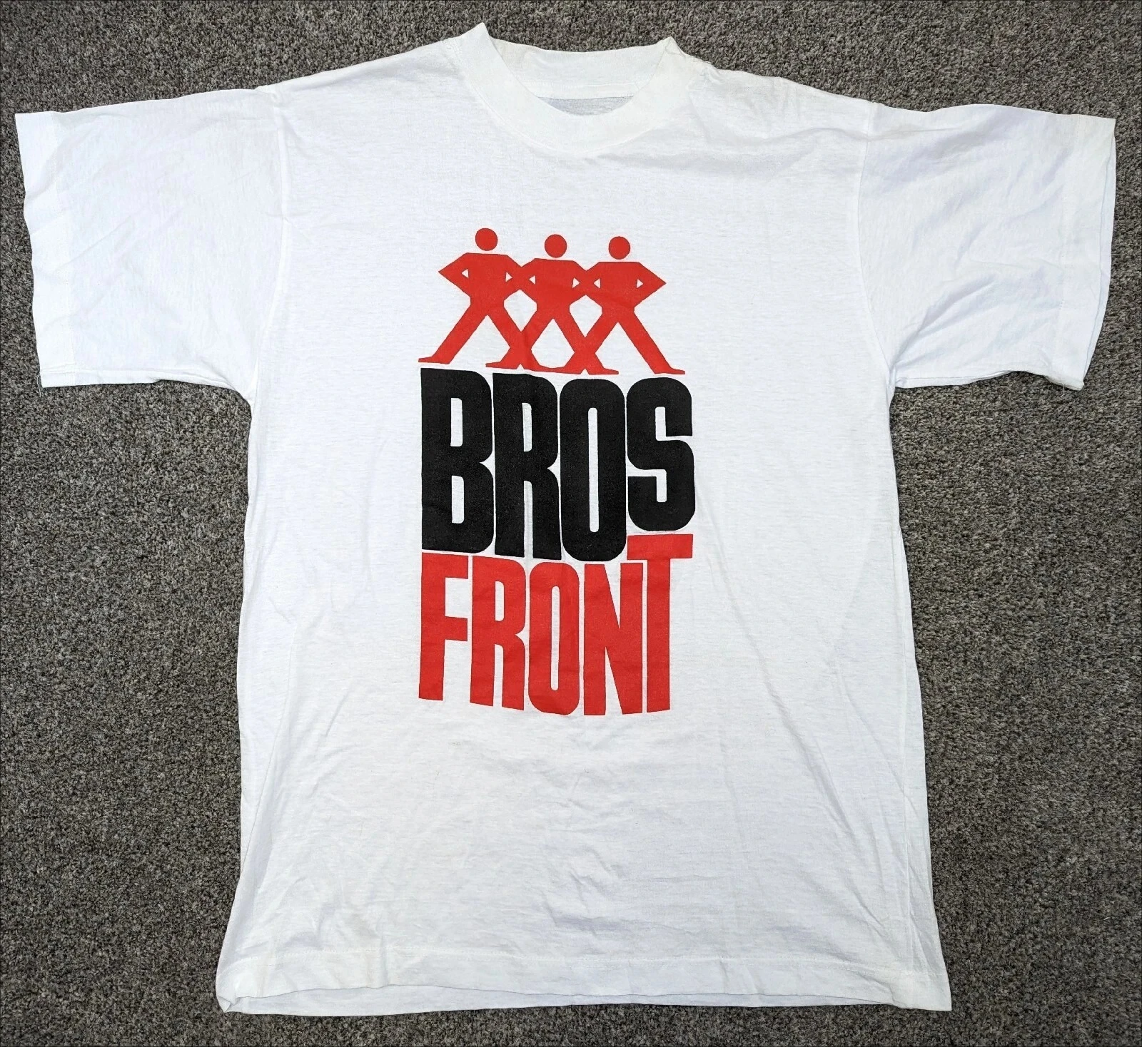 

Vintage 80s Bros Band Matt Luke Goss Front Fan Club Shirt American T-shirt Men Street Hip-hop Short-sleeved Women Top