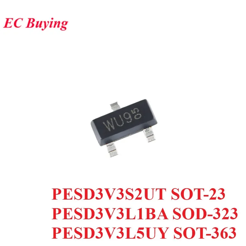 10Pcs PESD3V3S2UT S…