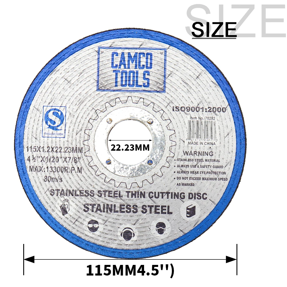 115mm Trennscheiben 4,5 "Metalls ch neids cheibe Winkels chl eifer Edelstahl Doppel gitter klappe Schleif scheibe Poliers tück