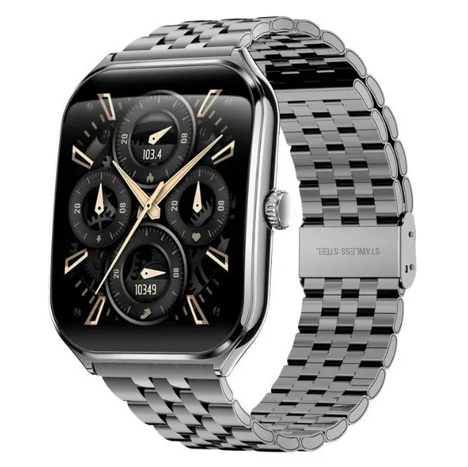 

2026 New Ultra Thin Smart Watch Men AMOLED Ultra HD Heart Rate Sports Bracelet Always Display Time BT Calling Smartwatch