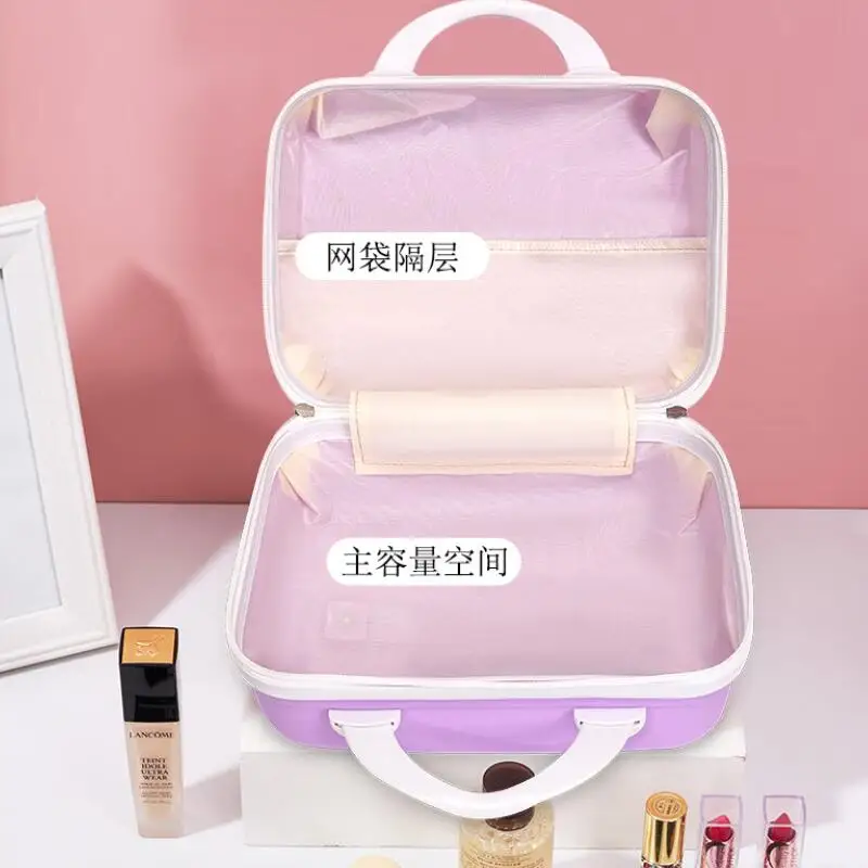 

Mini Child Handheld Suitcase Good-Looking Makeup Case 14 Inches Cartoon Hello Kittys Kuromi Cute Portable Fashion Festival Gift