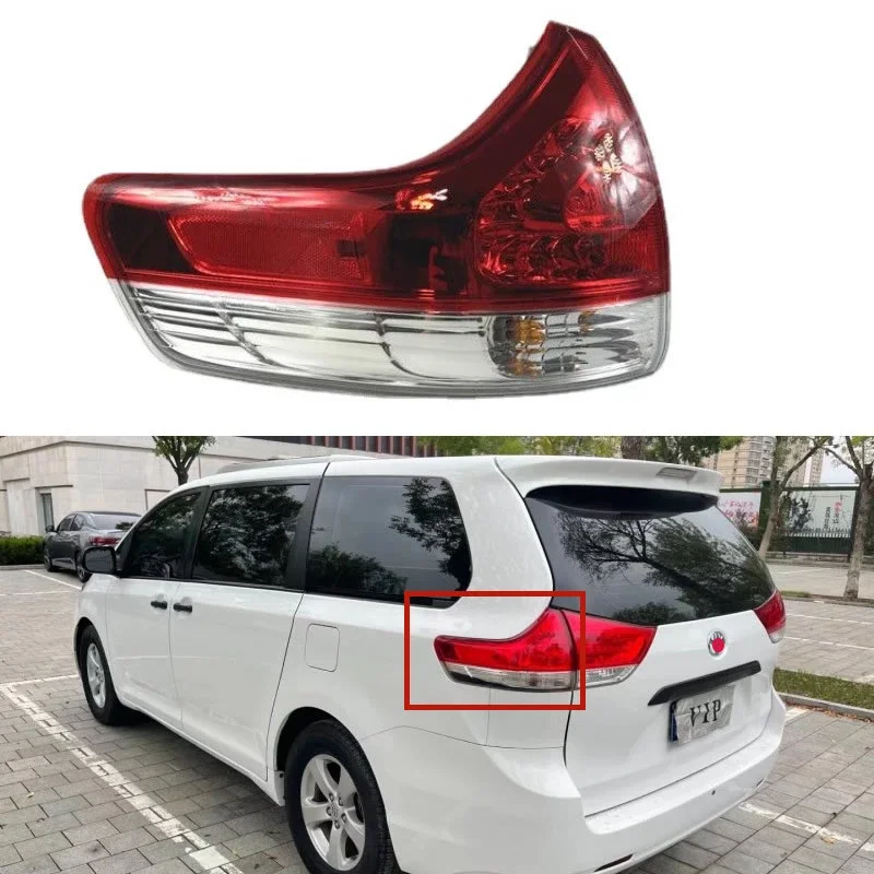 Outside taillight For Toyota Sienna 2010 2012 2013 2014 2015 Car Accessories Tail Light Assembly Brake lights turn signals