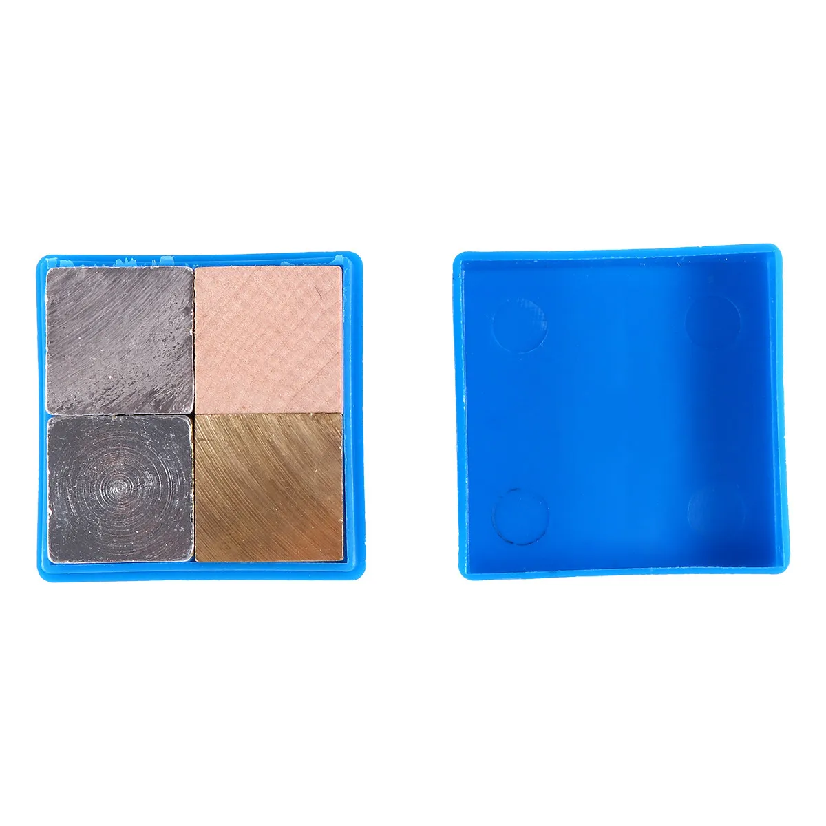 

Набор из 4 формованных кубиков для измерения массы, объема и плотности, учебное пособие для коллекции, демонстрации, подарка, для занятий по физике