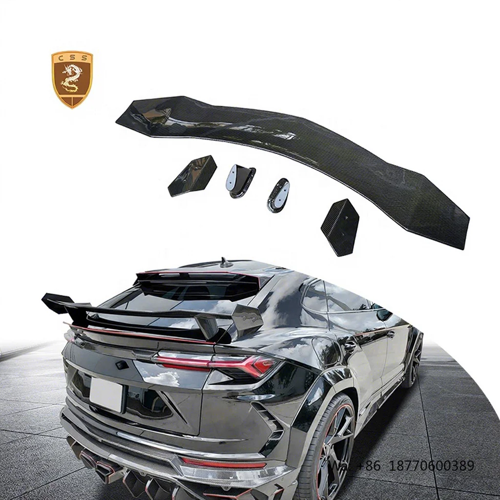 

Facelift MSY Style Plane Pattern Carbon Fiber Rear Hatchback Spoilers Wing for Lamborghini Urus Roof Spoiler