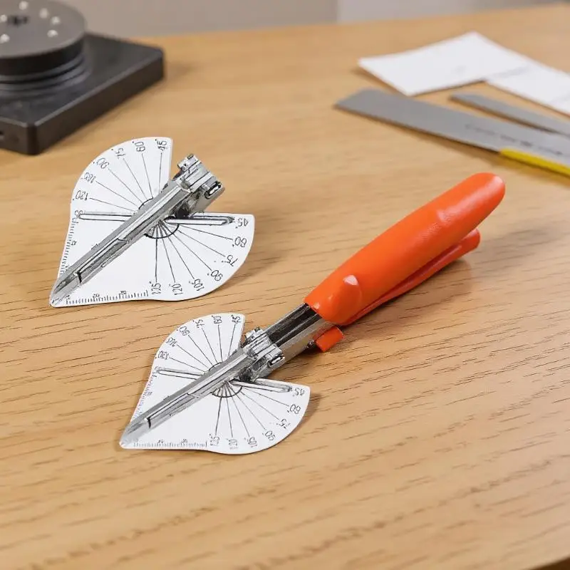 45-135 ° ميتري القاطع اليد القص متعددة الوظائف زاوية القص ميتري مقص انحياز سلك قاطع القناة بولي كلوريد الفينيل/PE/البلاستيك/الأنابيب خرطوم مقص #5