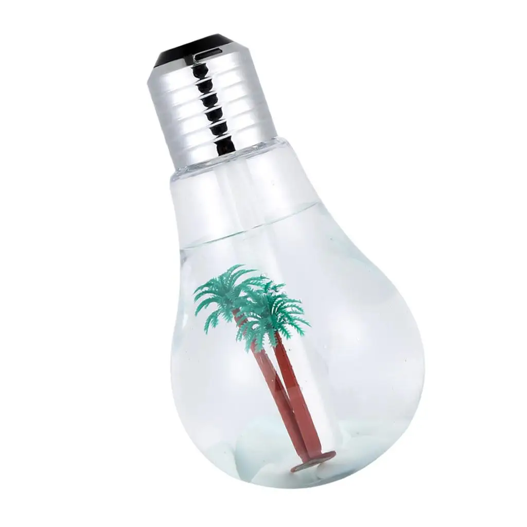 창의적인 LED 전구 공기 가습기 디퓨저, 자동차 침실 사무실