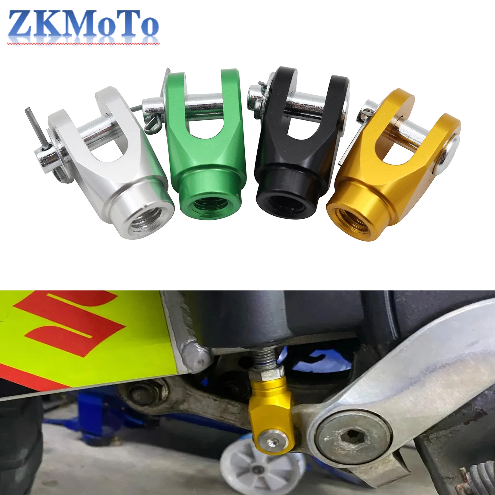 CNC Aluminum Rear Hydraulic Foot Brake Head For SUZUKI RM80 85 125 250 RMX250S/R DRZ400 250SB For KIKAWASAKI Motorcycle Parts