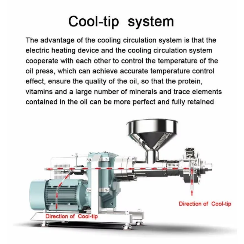 Automatic Oil Press Machine Industrial Oil Pressing Machine Nuts Seeds Hot/cold  Oil Presser Machine Expeller