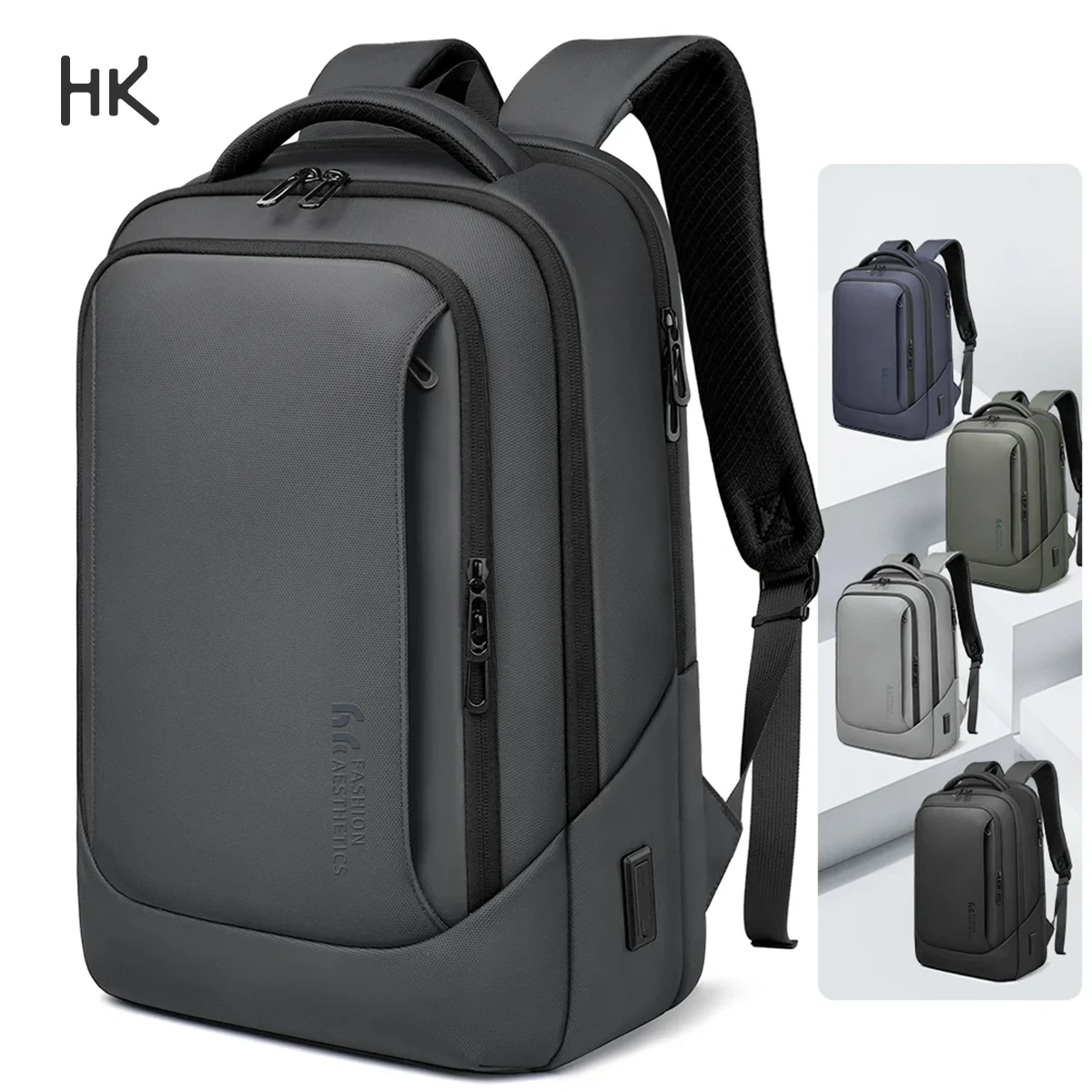 HK Business Backpack Multifunctional Men's 15.6