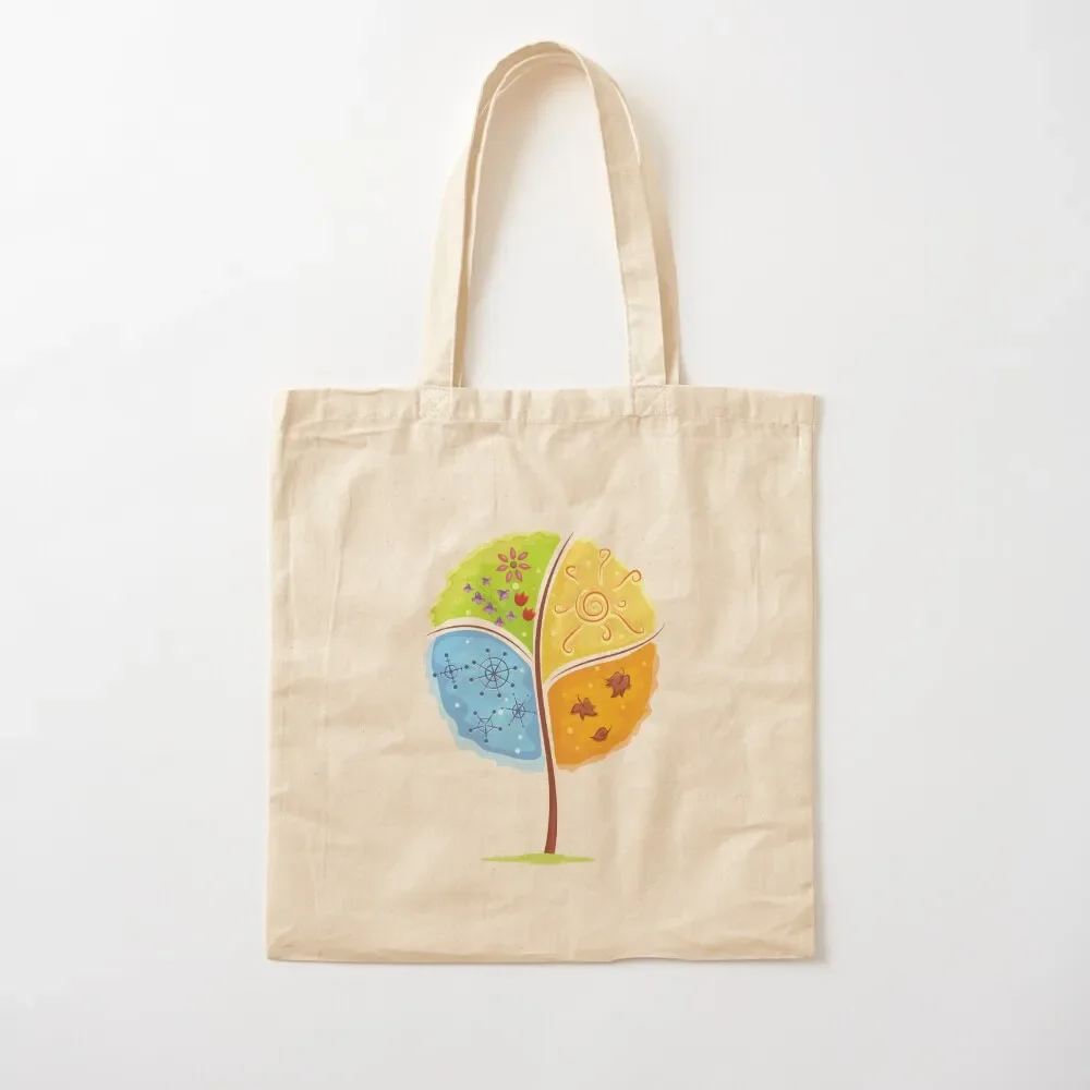 

The Most Beautiful Four Seasons Tree Tote Bag canvas shopping bag tote bag shopper bags for women Candy bags