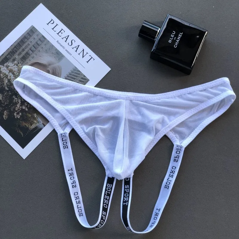 

Mesh Jock Strap for Men Sexy Backless Pouch Jockstrap Breathable Brief Jockstraps Thong Gays Erotic Low Waist Seamless Underwear