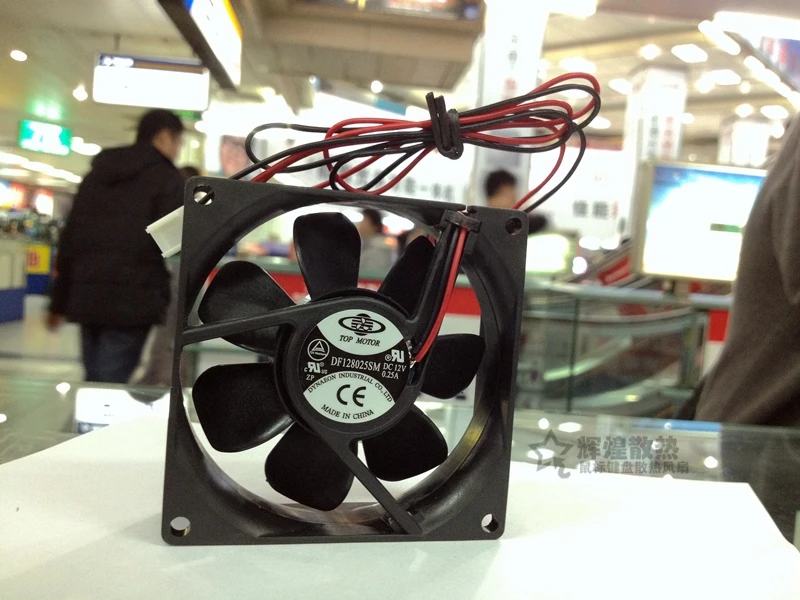 

NEW TOP MOTOR DF120825SM 12V 0.25A 8CM 8025 cooling fan