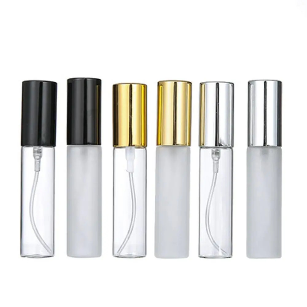 Mini Transparent Hand Soap Sample Vials Moisturizer Spray Bottle Refillable Glass Bottle Cosmetic Container Perfume Atomizer