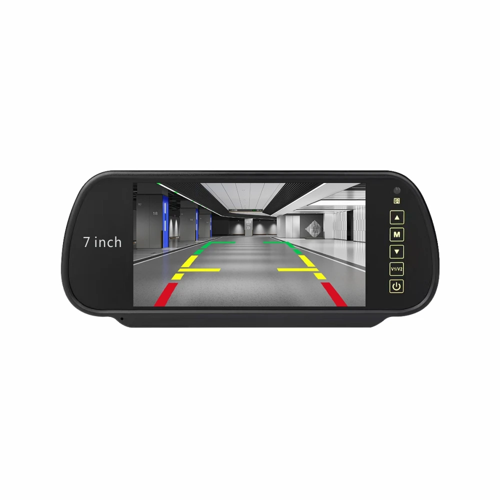 Mini Laptop 7inch Ahd Computer Portable Car Rear View Mirror Monitor Back Rear View Bus Tv 24v Monitor Lcd