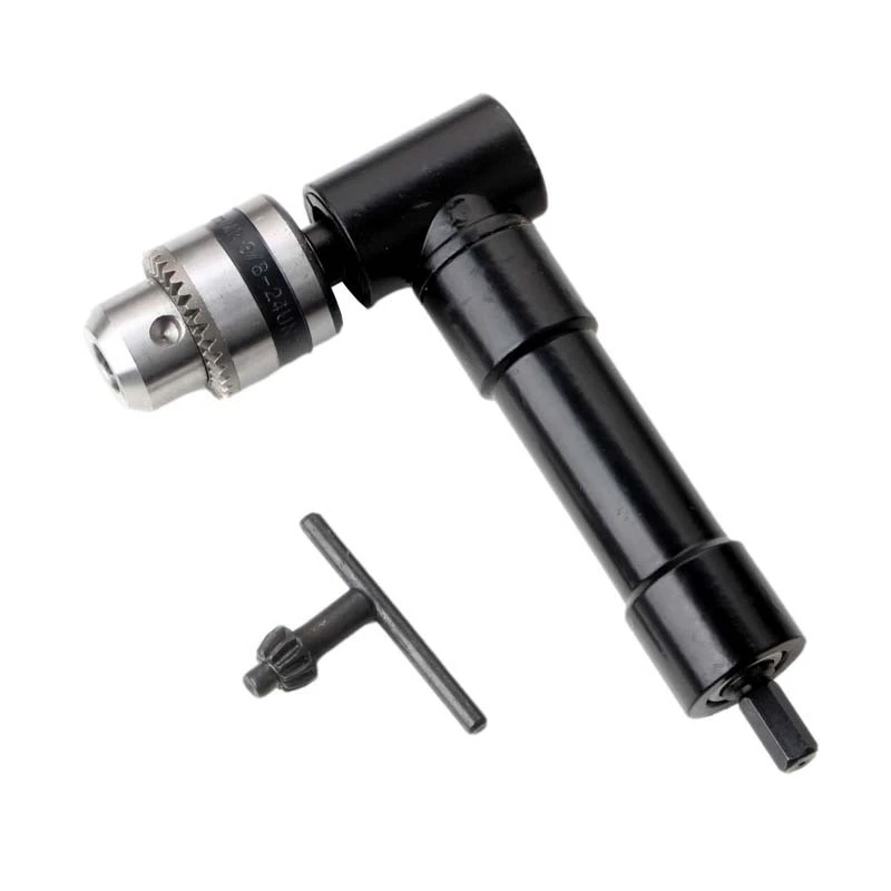 

Right-Angle Electric Drill Three-Claw Right Angle Drill Adapter Device With Key Corner Device