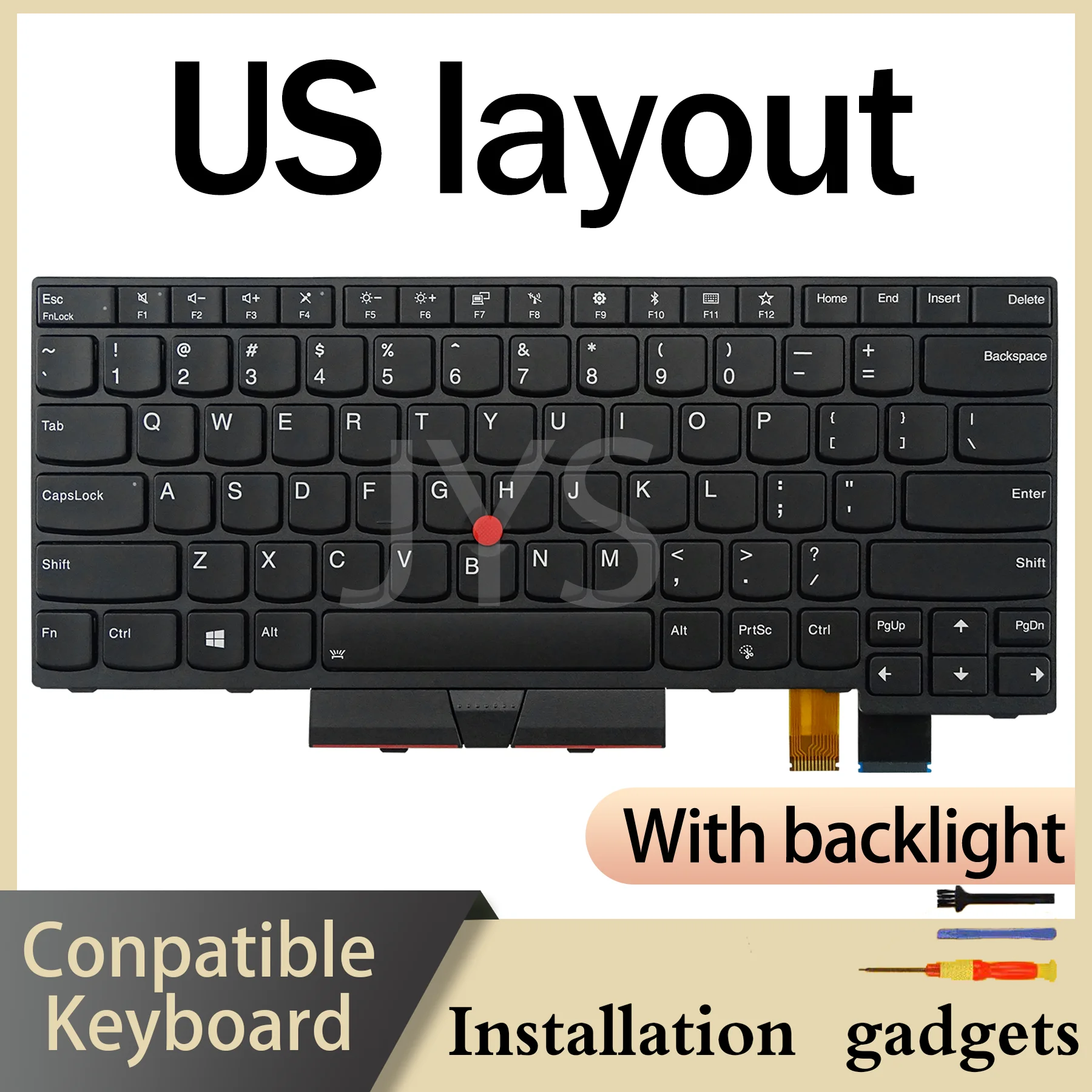 Suitable for Lenovo ThinkPad T470/T480/A475/A485 Backlit Keyboard US BE BG CAFR CZSK DK EE HU NO NORD SE SI NL