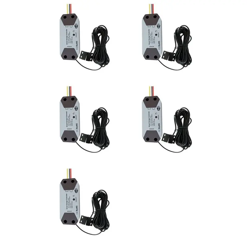 5X Tuya Wifi Garage Door Controller Smart Door Switcher Work With Alexa Google Home Smart Life Tuya APP Control
