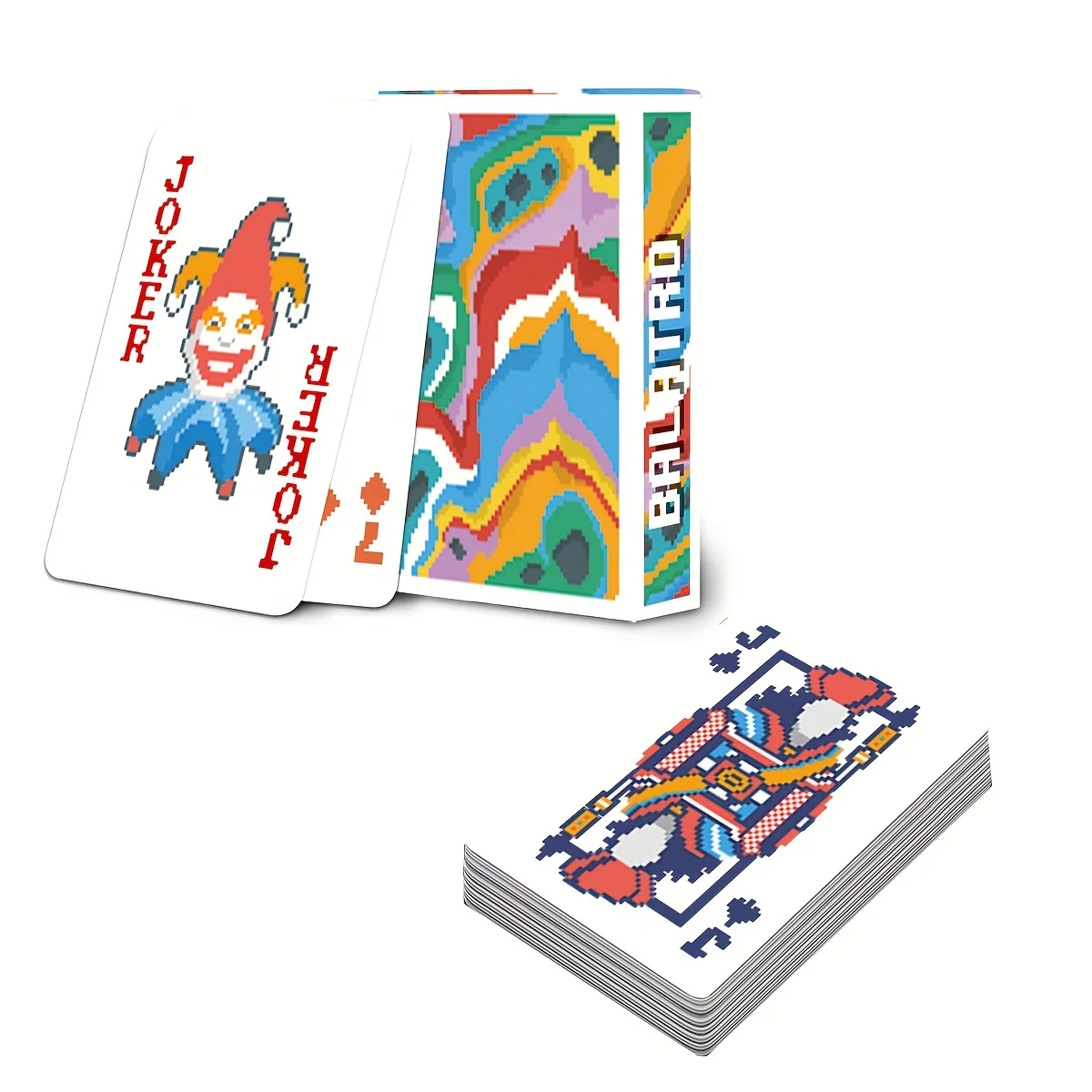 

54 шт. Jester Poker — красочные покерные карты на тему шута | Прочный картон, игривый дизайн, идеально подходит для вечеринок и развлечений