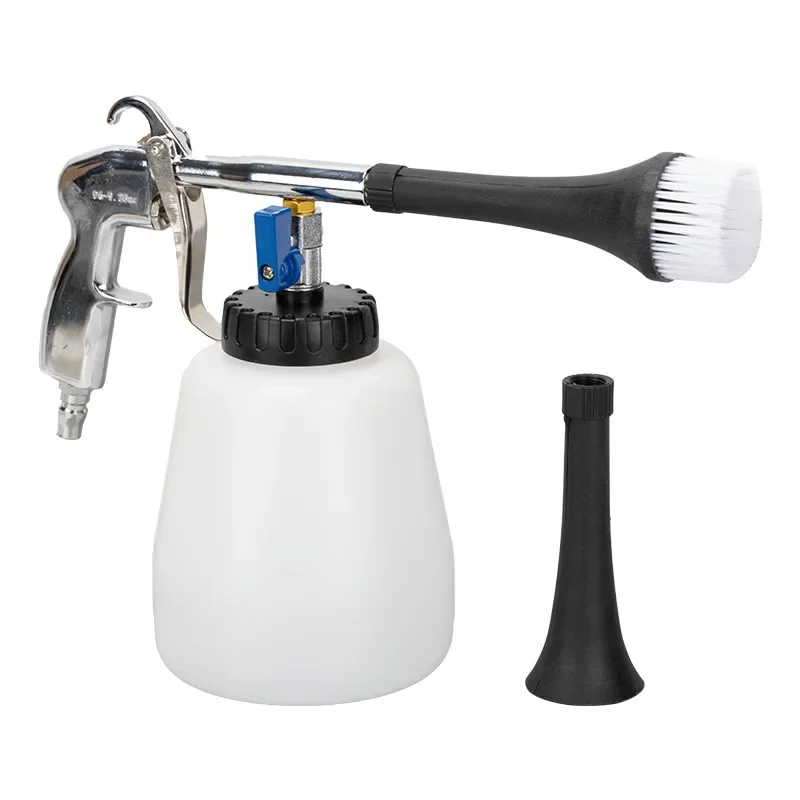 Pistola de Limpieza Neumática Tornado con Botella de Spray, Herramienta para Lavar el Interior del Automóvil y el Compartimento del Motor, Pistola de Aire para Eliminar el Polvo