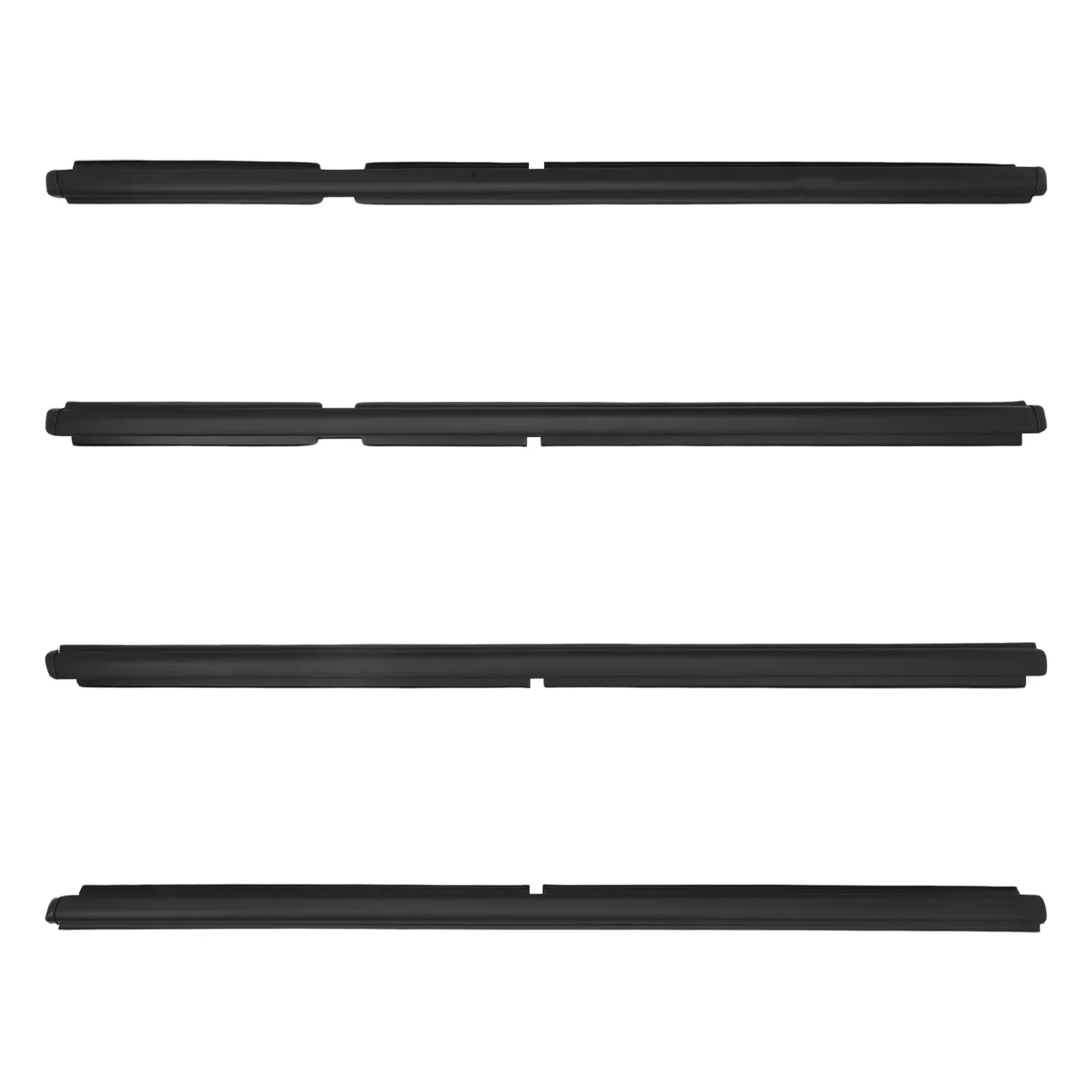 

4 PCS Front Rear Window Trim Strips 55135890AF 55135891AF Seals for Grand Cherokee II WJ WG 1998-2005 55135878AF 55135879AF