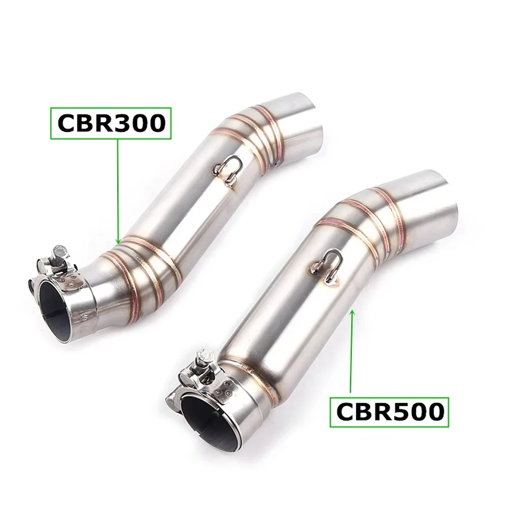 

CBR500 CBR250 CBR 500R CBR300 motorcycle exhaust contact middle pipe connector for HONDA CBR500R CBR 300 CBR300 2012-2015