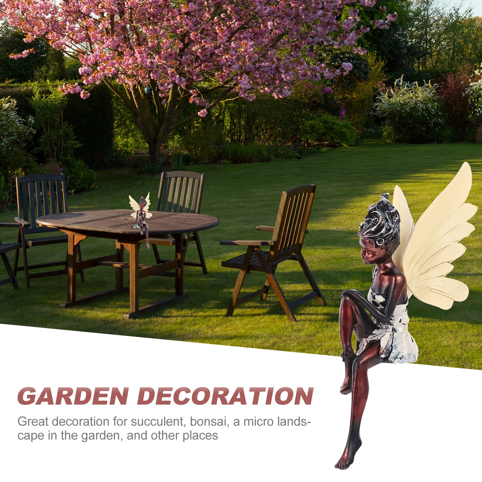 Creative Resin Fairy Statue fo - Bonsai Garden Desk review and price