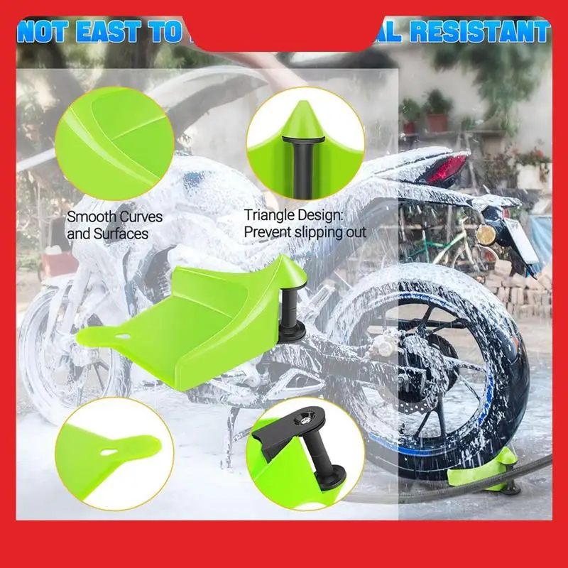 

4-Pack Tire Hose Rollers For Car Wash Avoid Snagging, Car Wash Detailing Supplies Tool, Auto Detailing Tools Easy Install Green