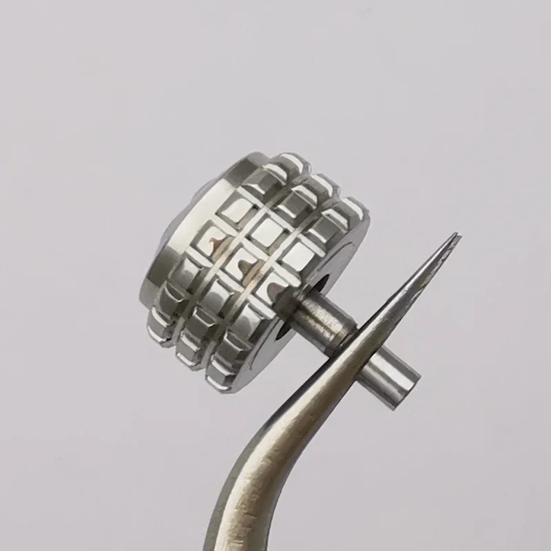 Corona de reloj de acero inoxidable de 9 mm para piezas de reloj BRL Avenger, reemplazo del mercado de accesorios de excelente calidad